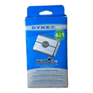 Dynex DX-CR6N1 6-in-1 Memory Card Reader / Writer TESTED